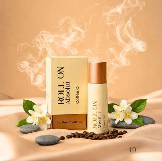 Coffee Oil Jasmine Roll On | for Stress Relief & Relaxation