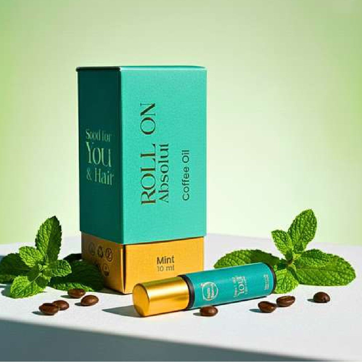 Coffee Oil Mint Roll On | for Flaky Scalp & Itchy Beard