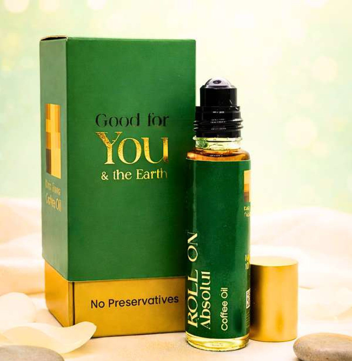 Coffee Oil Neem Roll On | for Cracked Heels & Rough Elbows