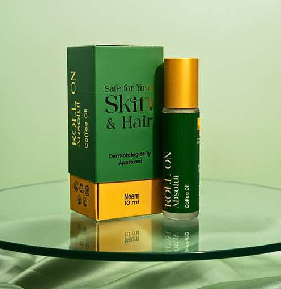 Coffee Oil Neem Roll On | for Cracked Heels & Rough Elbows