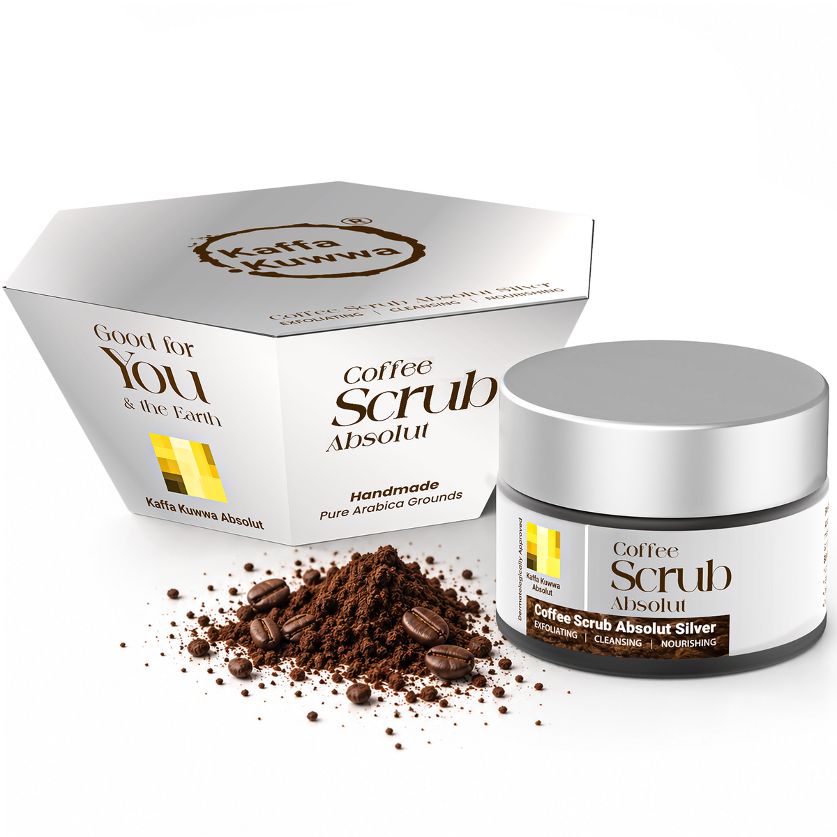 Coffee Scrub Absolut Silver with Dead Sea Salt