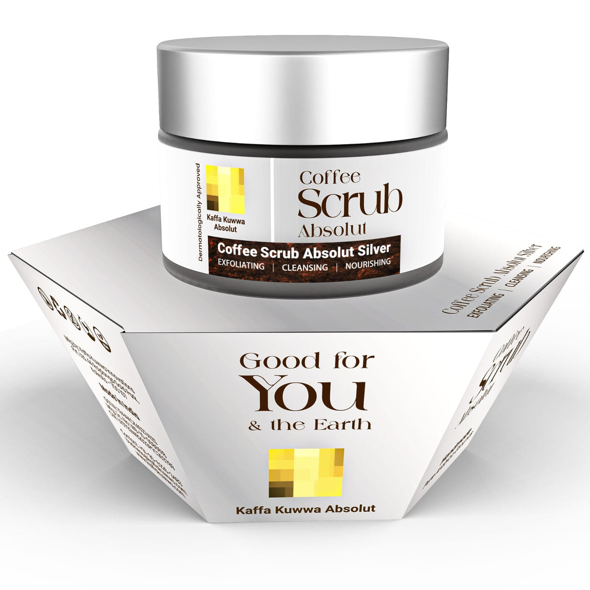 Coffee Scrub Absolut Silver with Dead Sea Salt